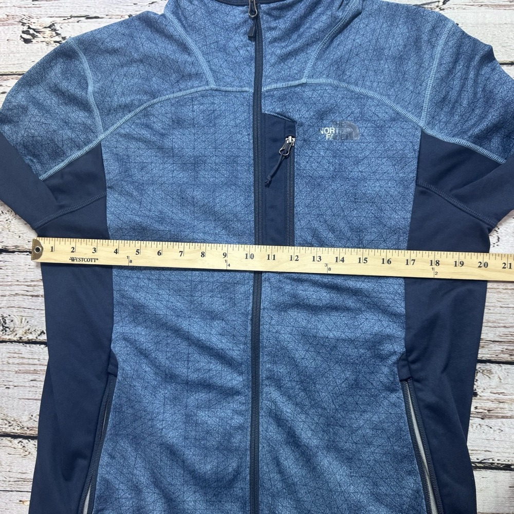 The North Face Canyonlands Full-Zip Lightweight Fleece Jacket Men's Medium Blue - Picture 3 of 7